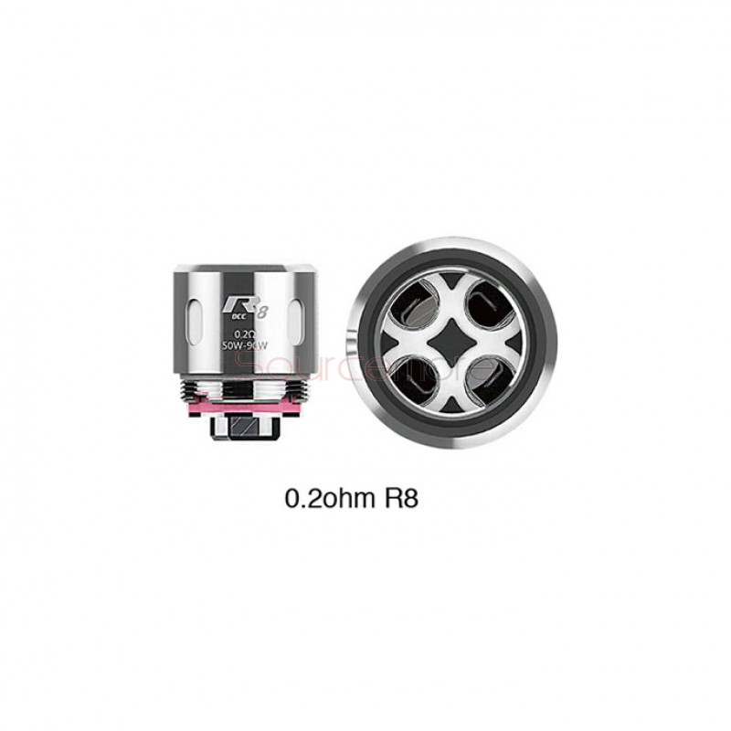 Kanger R8-OCC Nicr 0.2ohm Coil Head for Vola Subohm Tank 3pcs-0.2ohm