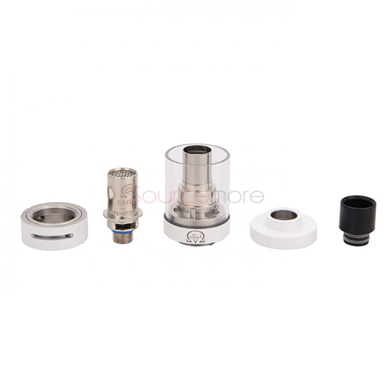 Innokin iSub V Top-Fliing Design 3.0ml Liquid Capacity Tank with No Spill Coil Swap System-White