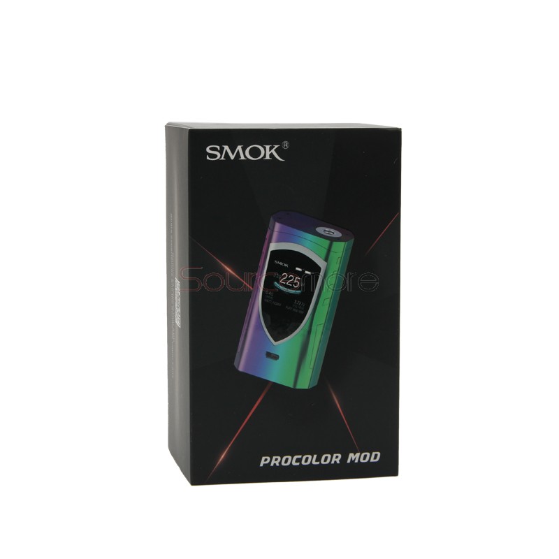 Smok ProColor 225W TC/VW Mod Powered by Dual 18650 Cells-7-color