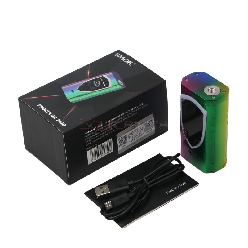 Smok ProColor 225W TC/VW Mod Powered by Dual 18650 Cells-7-color