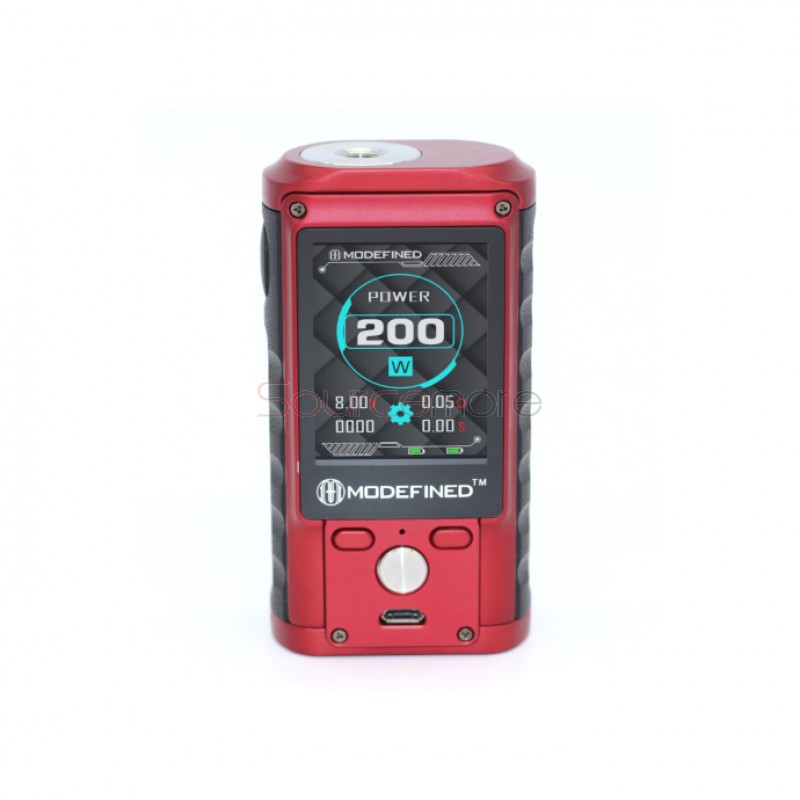 Modefined Draco 200W Box Mod - Red