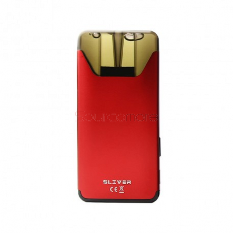 Tesla Sliver 350mAh Pod Starter Kit with 2ml Capacity - Red