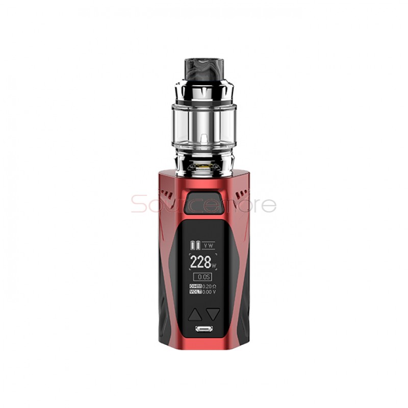 Rincoe Manto X Mesh 228W Kit with Metis Mix Tank - Red