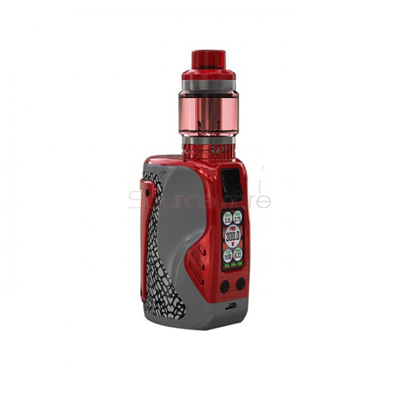 Wismec Reuleaux Tinker 300W Kit with Column Tank - Red