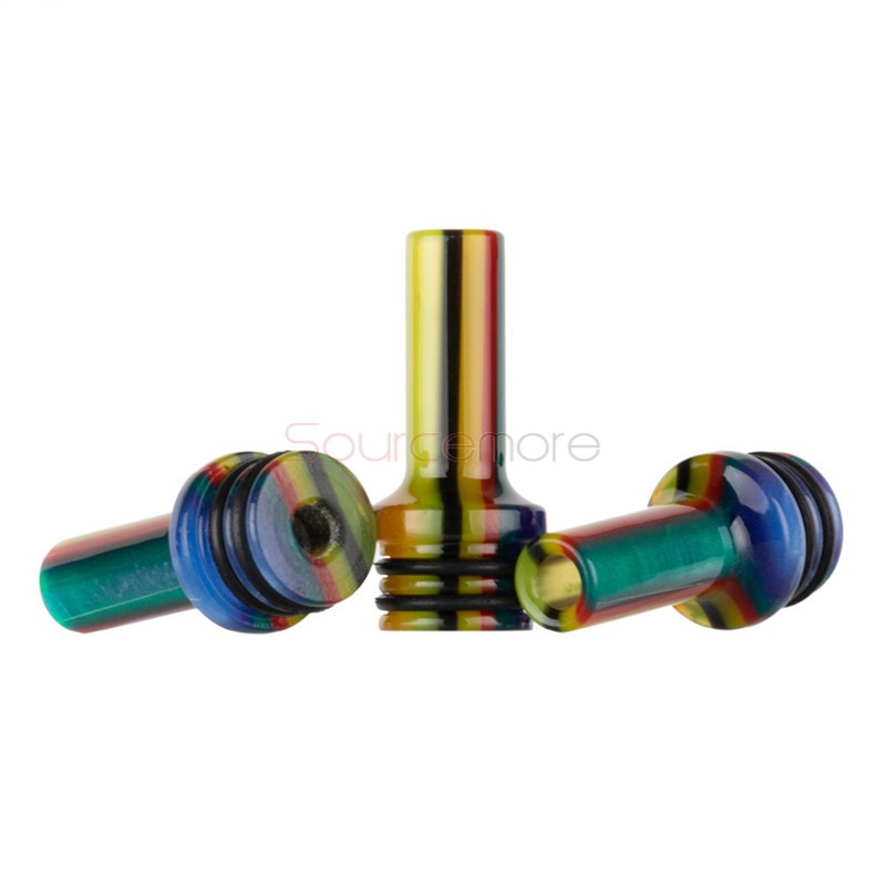 Reewape AS285 Resin 510 MTL Drip Tip Rainbow