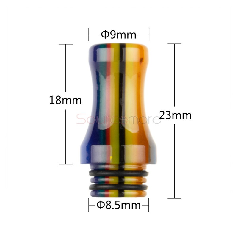 Reewape AS286 Resin 510 Drip Tip Rainbow