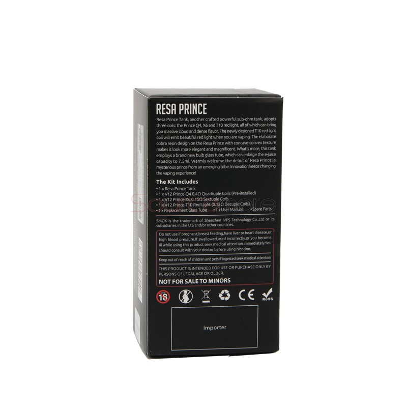 SMOK Resa Prince Tank - Black