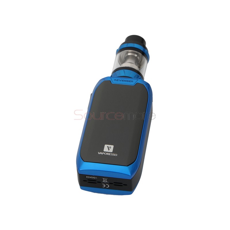 Vaporesso Revenger Kit 5ml NRG Slide-n-Fill Tank with Revenger 220W TC/VW Mod-Blue