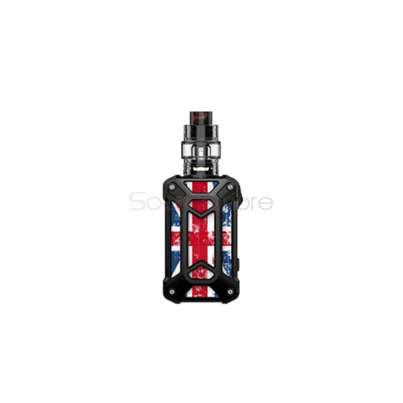 Rincoe Mechman 228W Mesh Kit Steel Case - Union Flag Black
