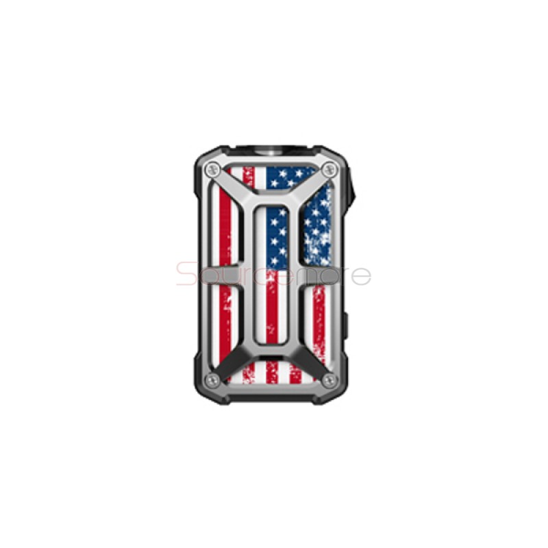 Rincoe Mechman 228W TC Mod Steel Bone - American Flag SS