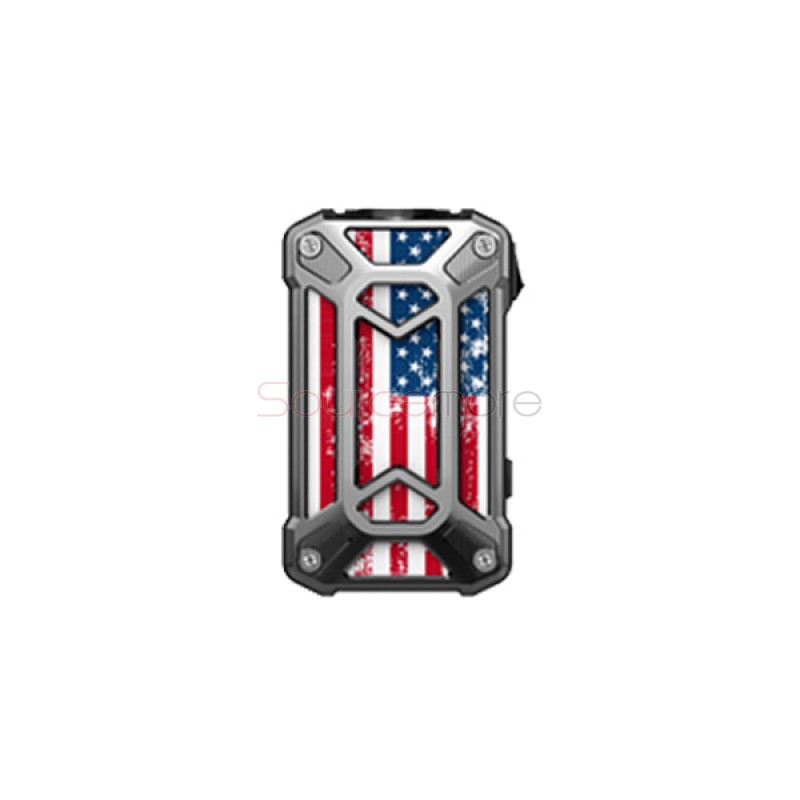 Rincoe Mechman 228W TC Mod Steel Case - American Flag SS