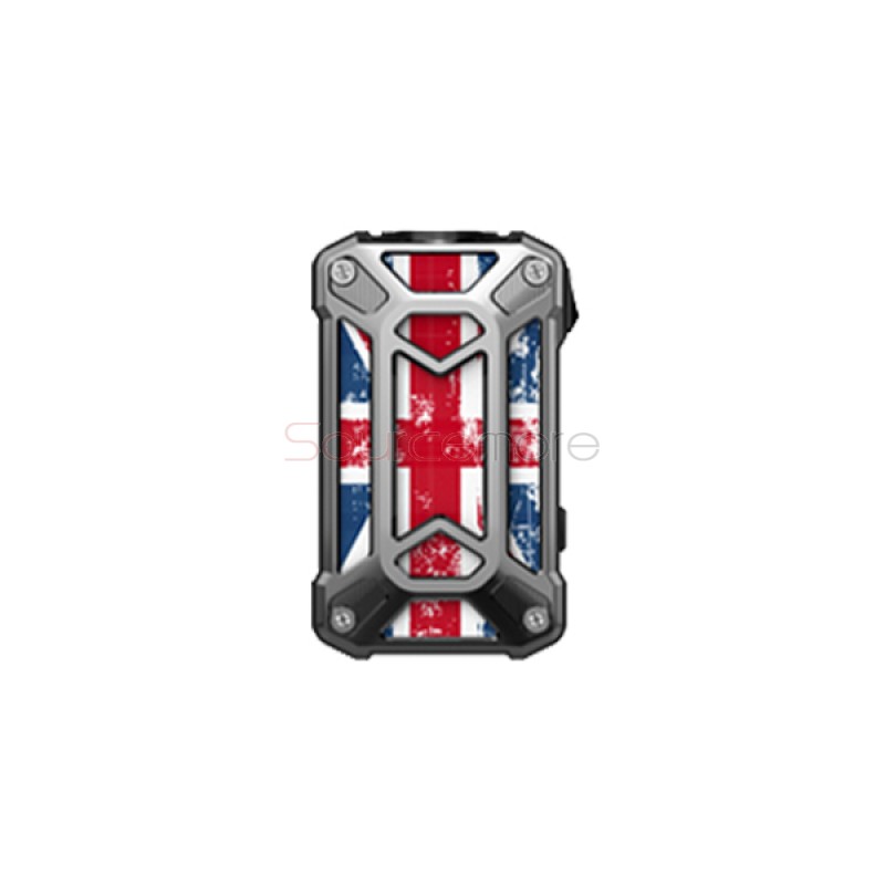 Rincoe Mechman 228W TC Mod Steel Case - Union Flag SS