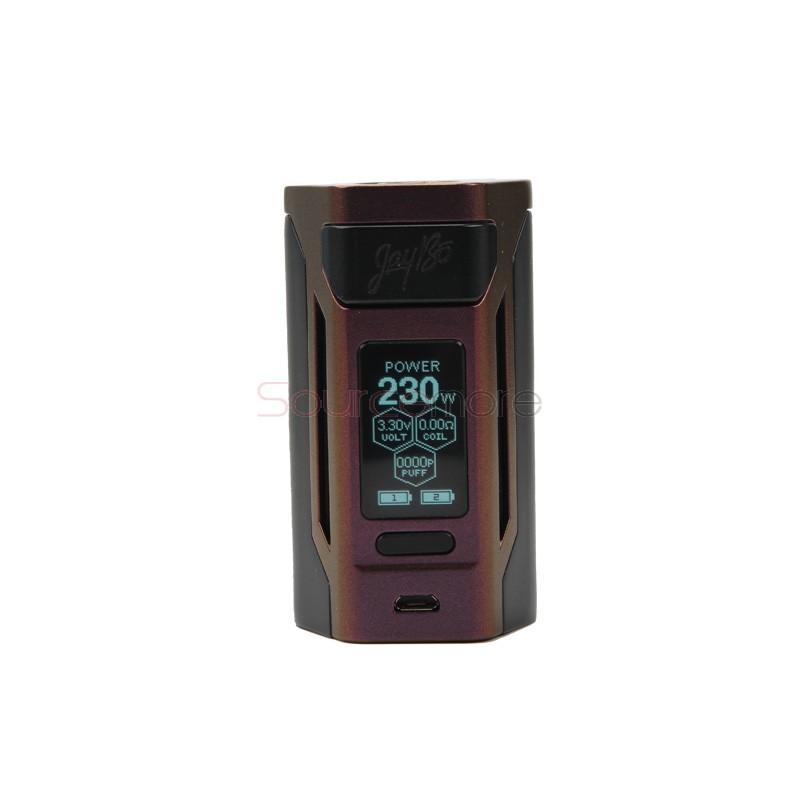 Wismec Reuleaux RX2 21700 Kit with GNOME Atomizer - Gradient Purple