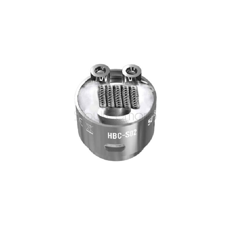 Geek Vape Eagle Replacement HBC-S02 Staggered Fused Clapton Single Coil 2pcs- 0.4ohm 