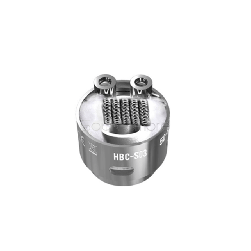 Geek Vape Eagle Replacement HBC-S03(SSTC) Staggered Fused Clapton Single Coil 2pcs- 0.2ohm 