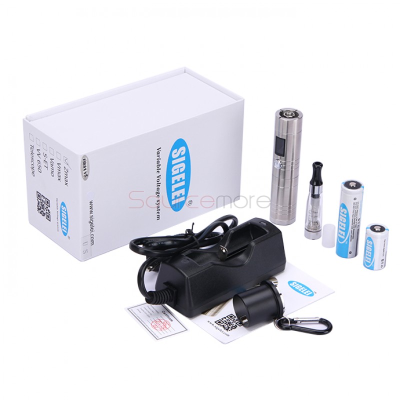 Sigelei Zmax V5 Box Mod Kit- Stianless steel