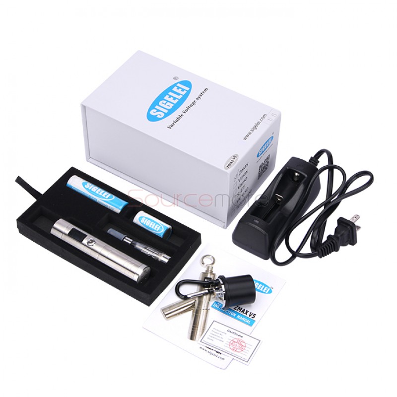 Sigelei Zmax V5 Box Mod Kit- Stianless steel