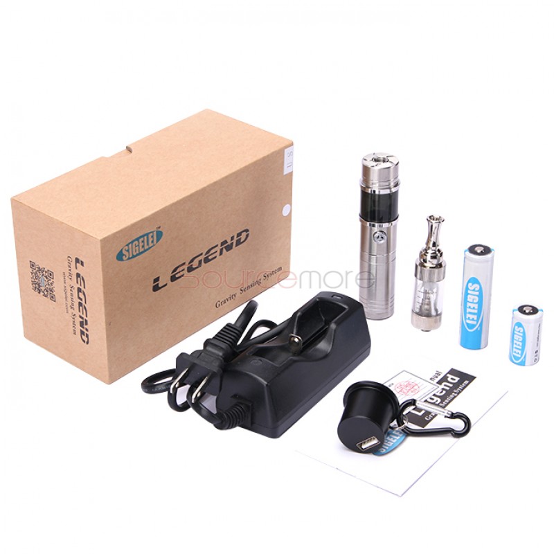 Sigelei 15W VV/VW Legend Mod Kit - stainless steel
