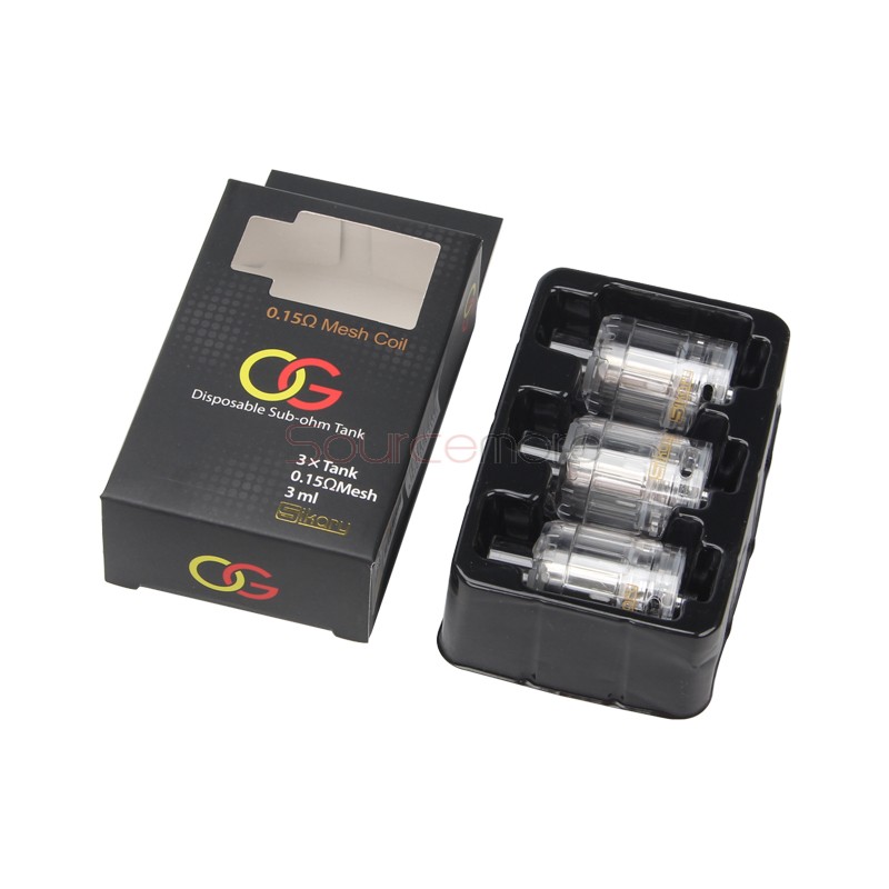 Mari-O OG Disposable Tank 3pcs - Transparent Color