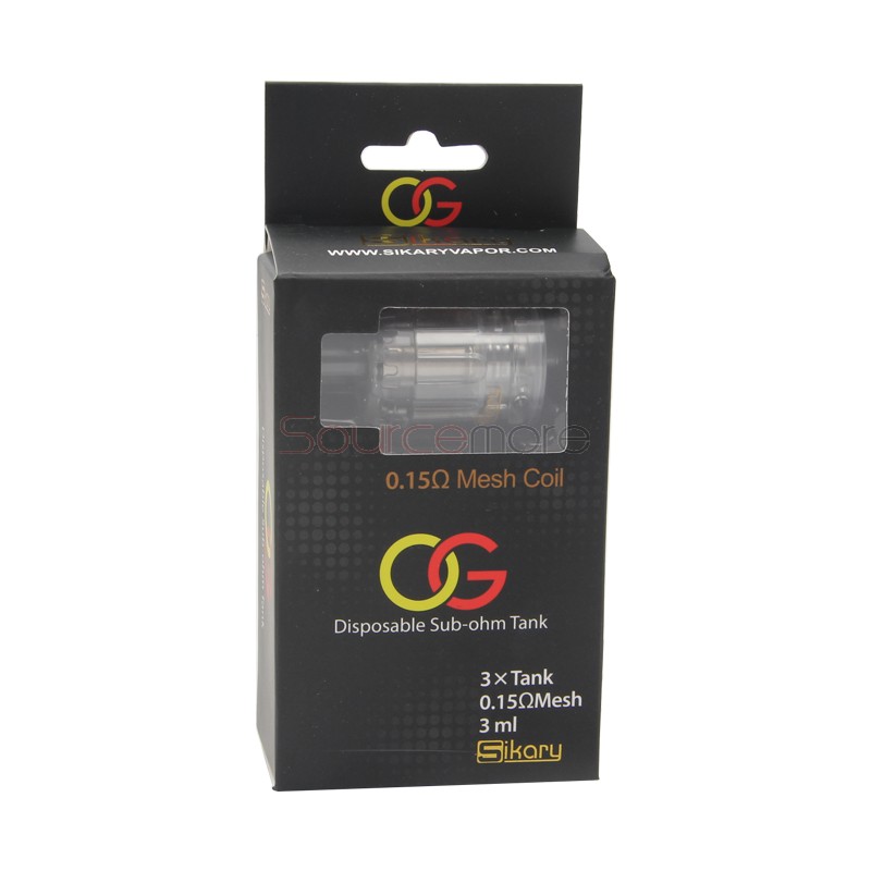 Mari-O OG Disposable Tank 3pcs - Transparent Color