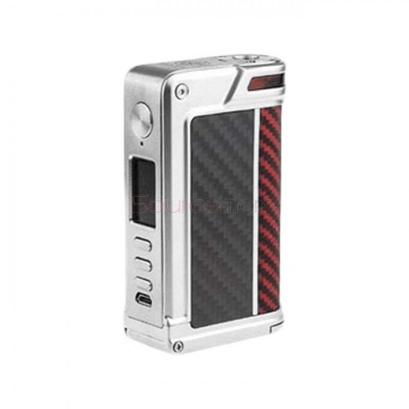 Lost Vape Paranormal 200W DNA250C Box Mod Standard Version (Rose Wood & Carbon Fiber) - Silver (Red Black Kevlar)