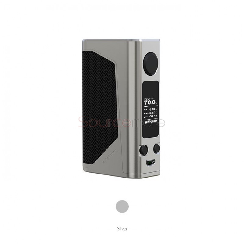 Joyetech eVic Primo 2.0 Upgraded 228W OLED Screen Mod Replaceable Dual 18650 Cells- Silver