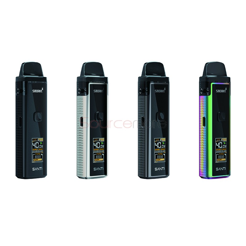 Смок санти. Smoant Santi Kit. Набор Smoant Santi 1100mah 40w (Rainbow). Smoant Santi 1100mah 40w pod Kit. Набор Smoant Santi 1100mah 40w.