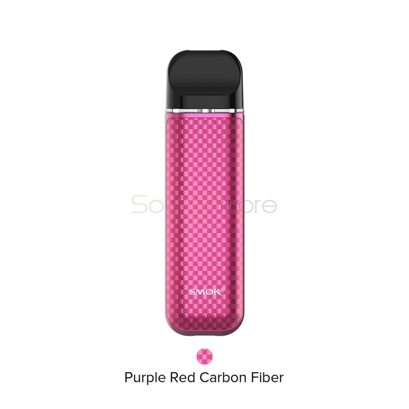 SMOK Novo 3 Kit Purple Red/Carbon Fiber