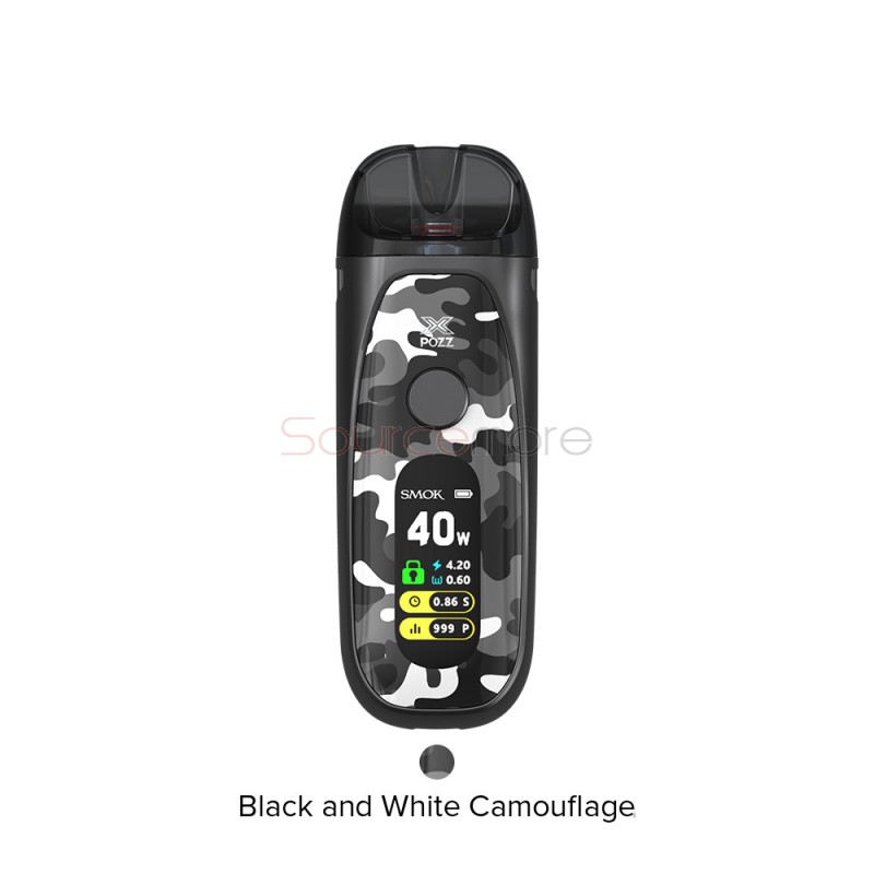 SMOK POZZ X Kit Black and White Camouflage