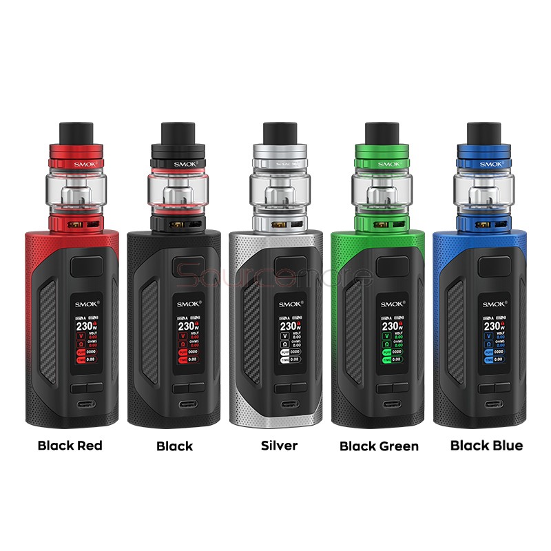 SMOK Rigel Kit 230W Box Mod Kit with 6.5ml TFV9 tank