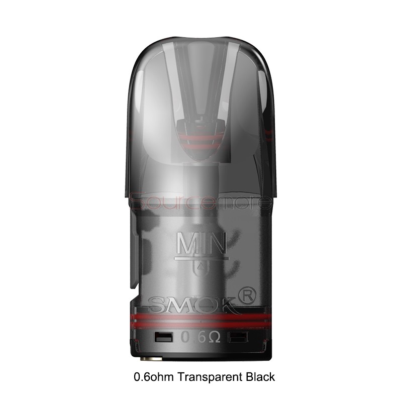 SMOK Solus Pod Cartridge 2ml 0.6ohm Transparent Black
