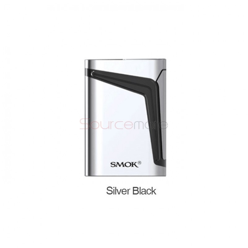 Smok V-FIN 160W VW/TC Box Mod with 8000mah Built-in Capacity-Silver Black