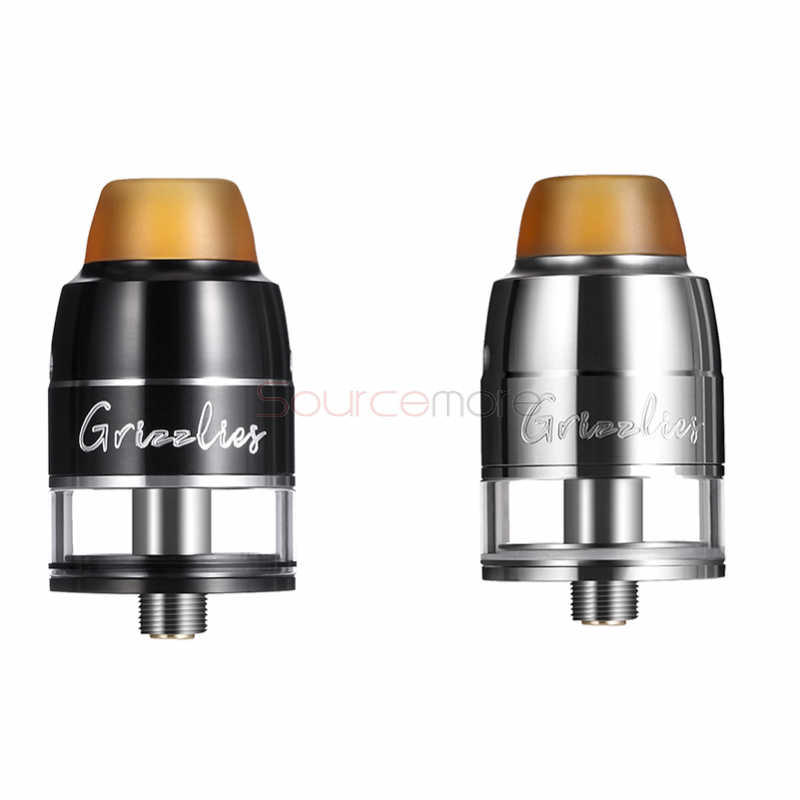 Maskking Grizzlies RDTA Rebuildable Dripping Tank Atomizer - Black