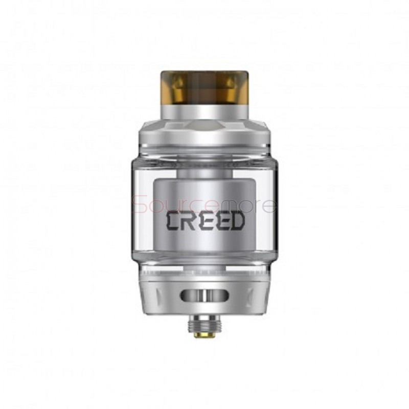 Geek Vape Creed RTA 6.5ml Rebuildable Tank Atomizer - Silver