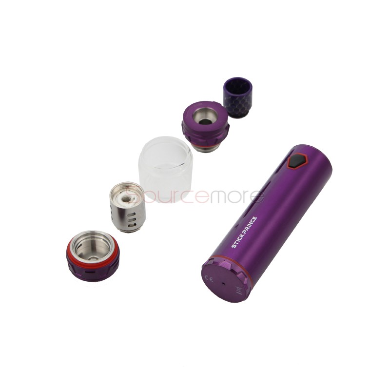 Smok Stick Prince Kit 3000mah Stick Prince Battery with 8ml TFV12 Prince Tank-Purple