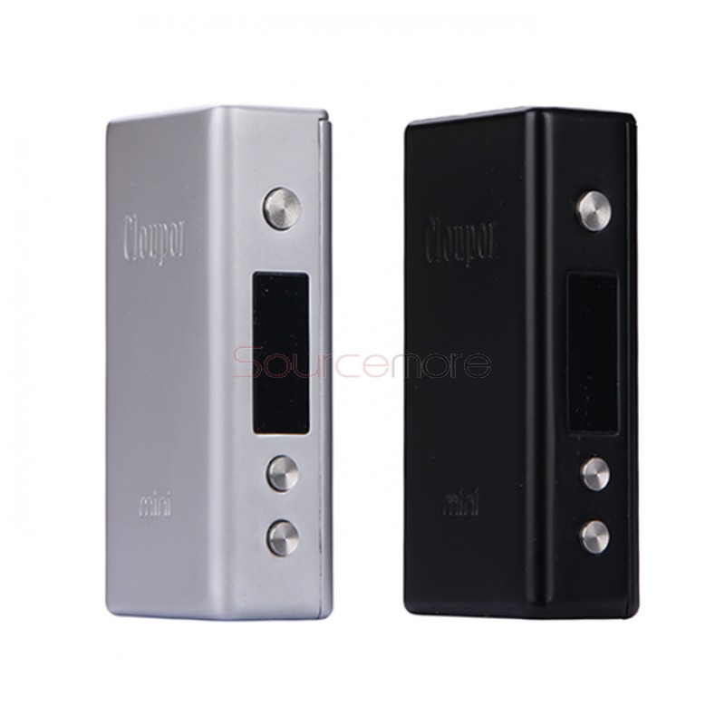 Cloupor Mini 30W Variable Voltage and Wattage Box Mod - silver