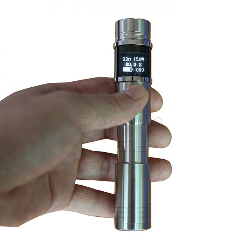 Sigelei 15W VV/VW Legend Mod - stainless steel