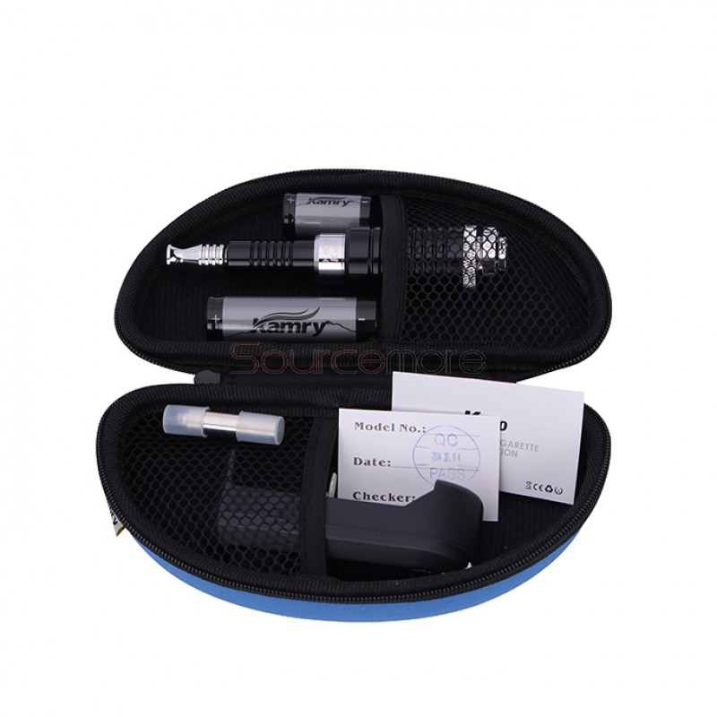 Kamry K100 Kit Mechanical Mod 18650/18350 Battery with US Plug- Black