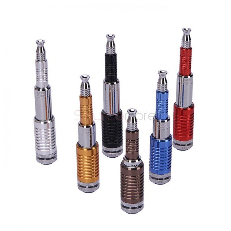 Kamry K100 Kit Mechanical Mod 18650/18350 Battery with US Plug- Black