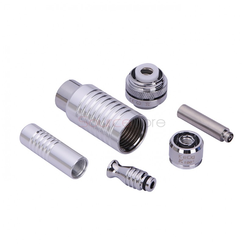 Kamry K100 Kit Mechanical Mod 18650/18350 Battery with US Plug- Black