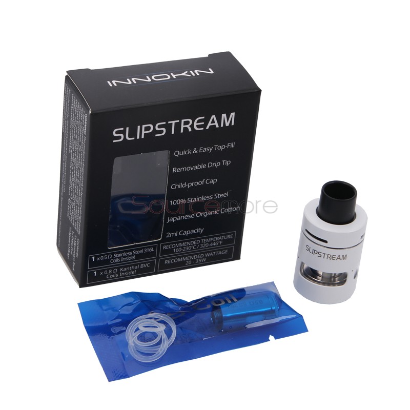 Innokin SlipStream RDA 2ml Capacity Rebuildable Dripping Atomizer - White