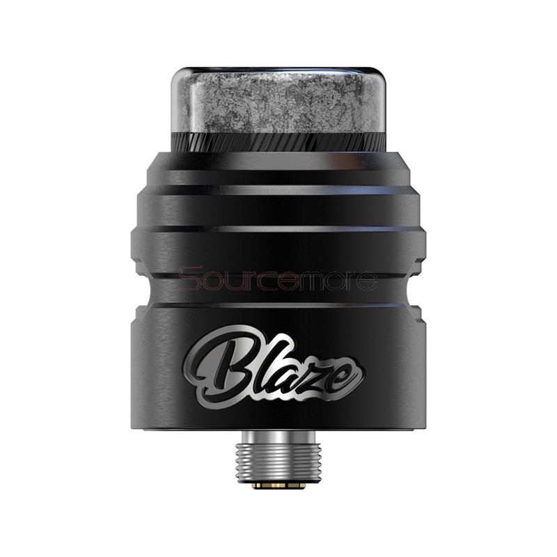 THC Blaze Solo RDA Silver Black