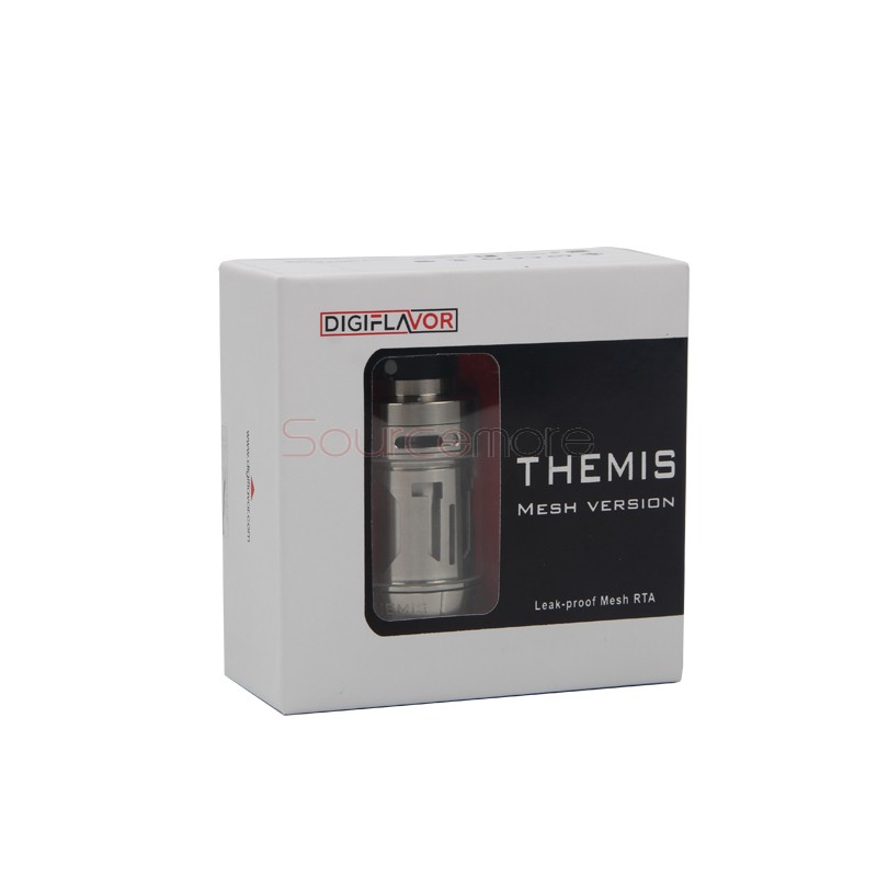 Digiflavor Themis RTA Mesh Version with 5ml Capacity Support Single Coil&Mesh Coil Build-Stainless Steel