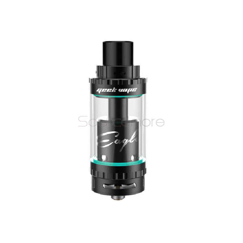 Geek Vape Eagle Tank 6.0ml Top Airflow Version Tank Travel-to-the-coil Structure with HBC- Black