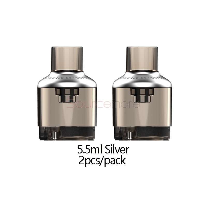 VOOPOO TPP Empty Pod Cartridge Silver 2pcs
