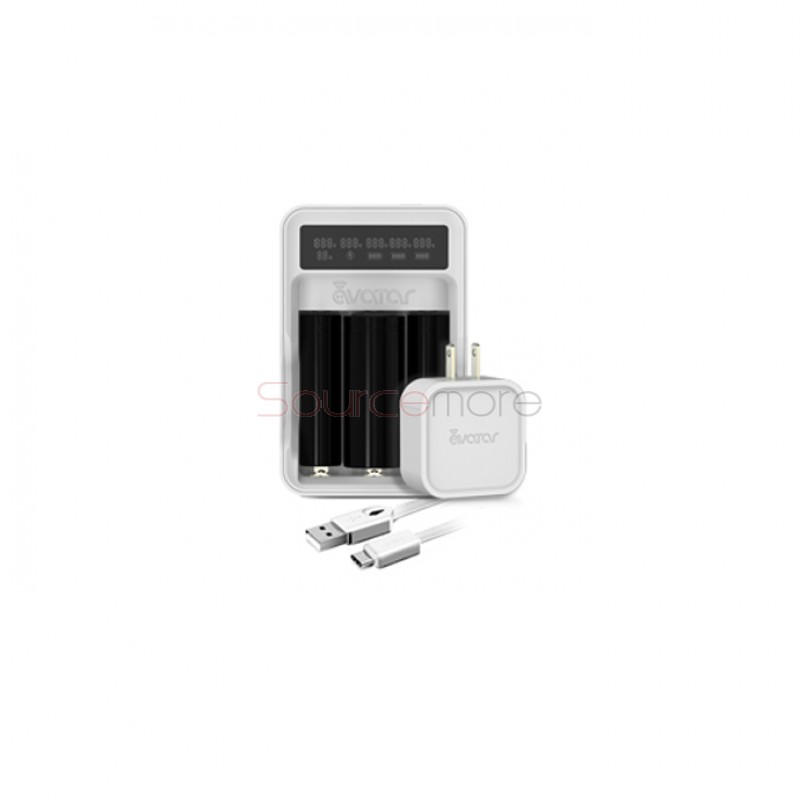 Avatar Intelligent Battery Digicharger Kit US Plug- White