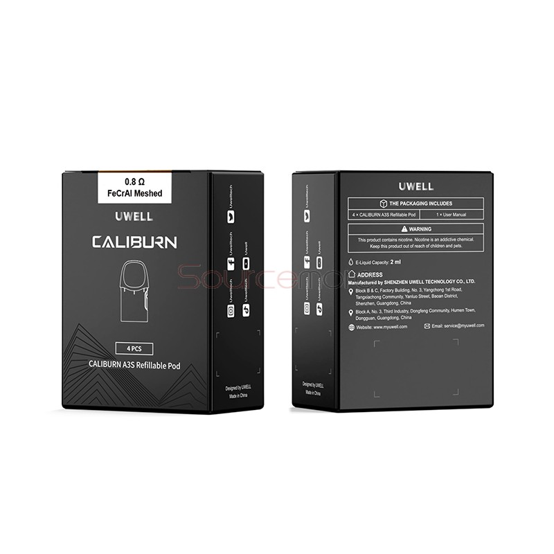 Uwell Caliburn A3S Pod Cartridge