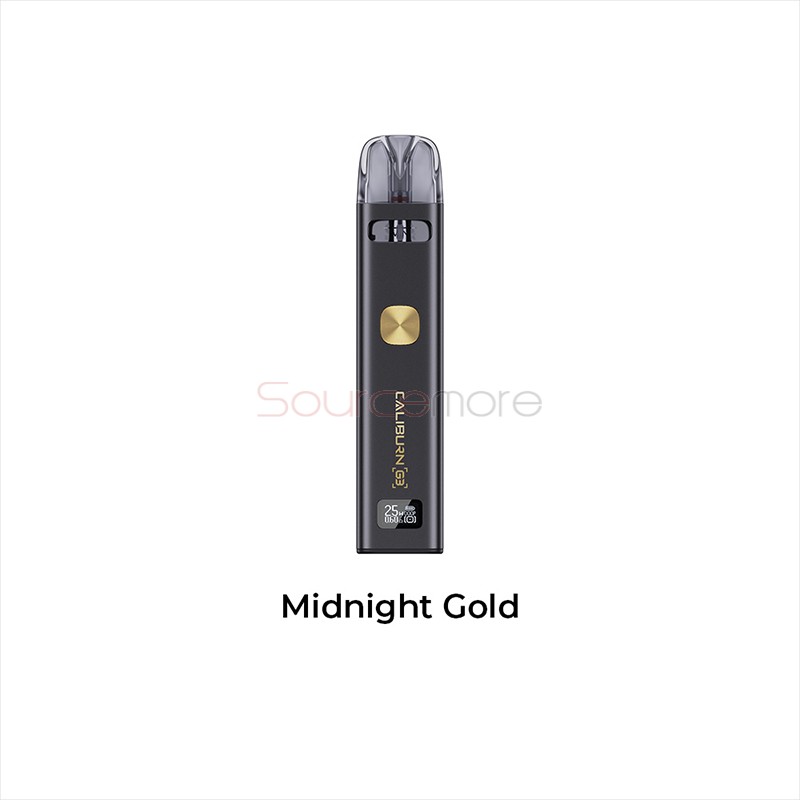 Uwell Caliburn G3 Pod Kit Midnight Gold