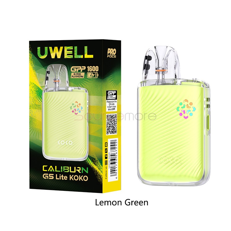 Uwell Caliburn G5 Lite KOKO Kit Lemon Green