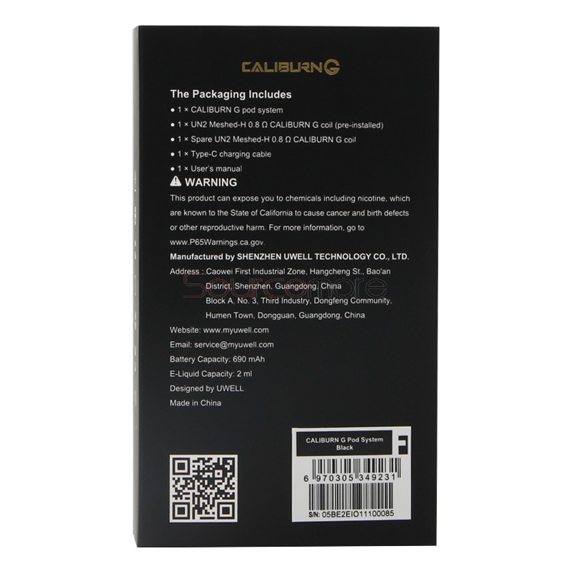 Uwell Caliburn G Pod Kit